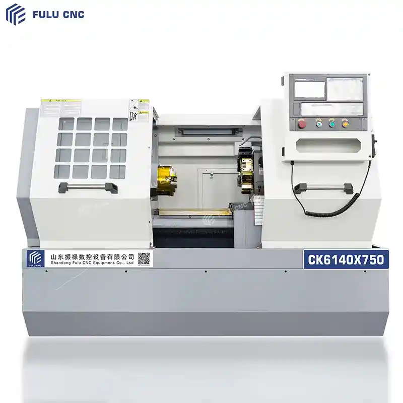 eight station flat bed cnc lathe machine ck6140x750