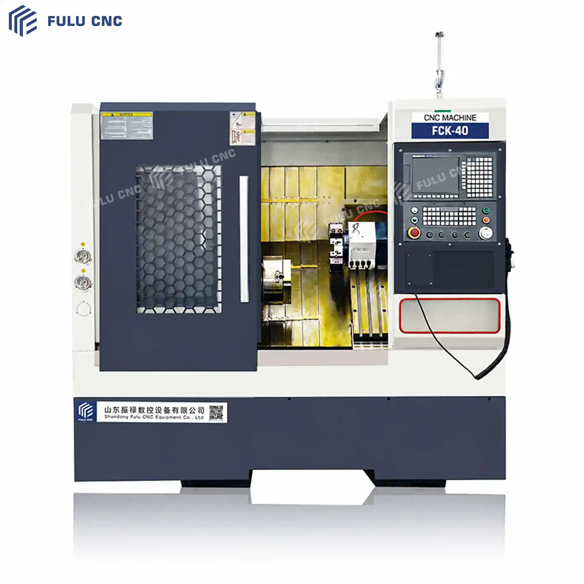 fck40 slant bed cnc lathe machine